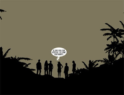 Damon, Carlton and A Polar Bear Limited Edition Lost Screen Prints - Rousseau's Transmission by Dan McCarthy Close-Up