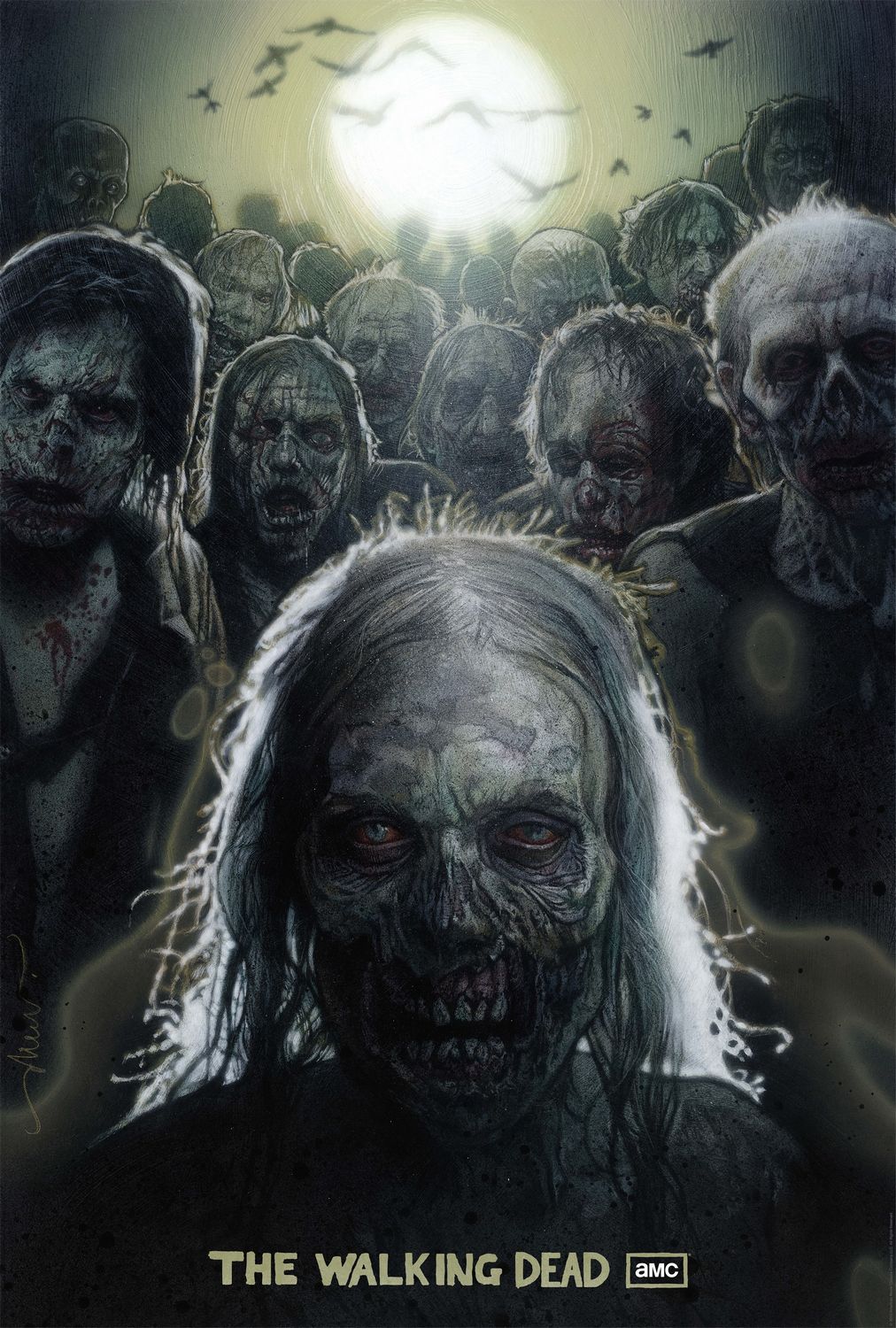 The Walking Dead follows a