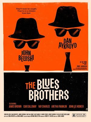 2010 Rolling Roadshow Screen Print Series - The Blues Brothers by Olly Moss