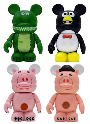 Disney Vinylmation Toy Story 3 Inch Series - Rex, Wheezy, Hamm & Mystery Chase Hamm as Evil Doctor Pork Chop
