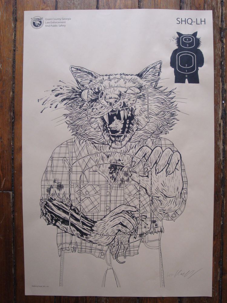 The Blot Says The Walking Dead Shooting Target Prints
