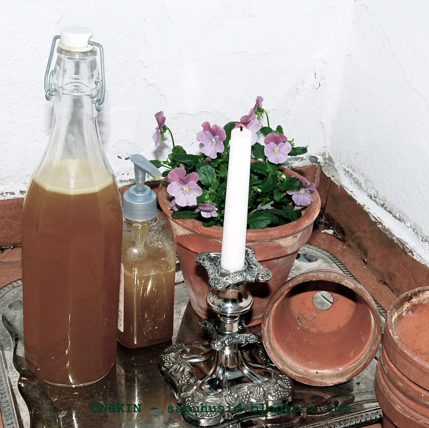 Liquid soap using sodium hydroxide NaKIN soap blog