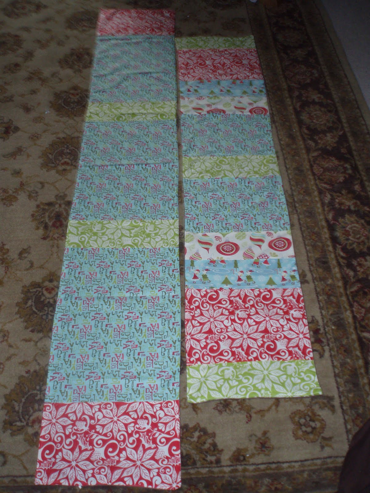 All Homemade Table Runners