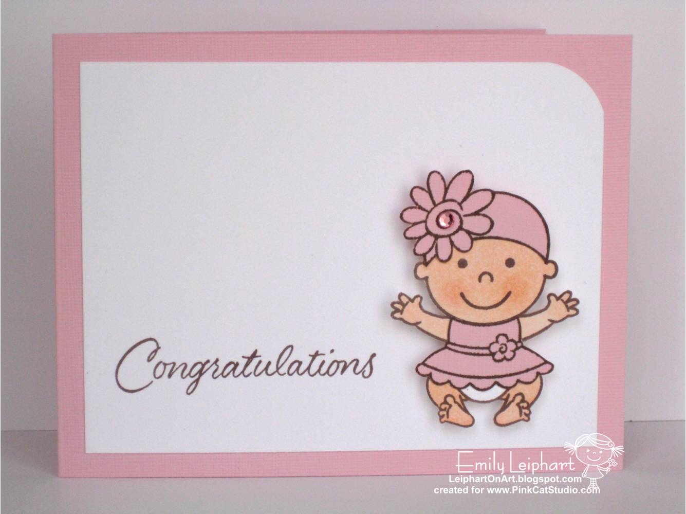Art♥from♥the♥Heart Congratulations {Baby Girl}