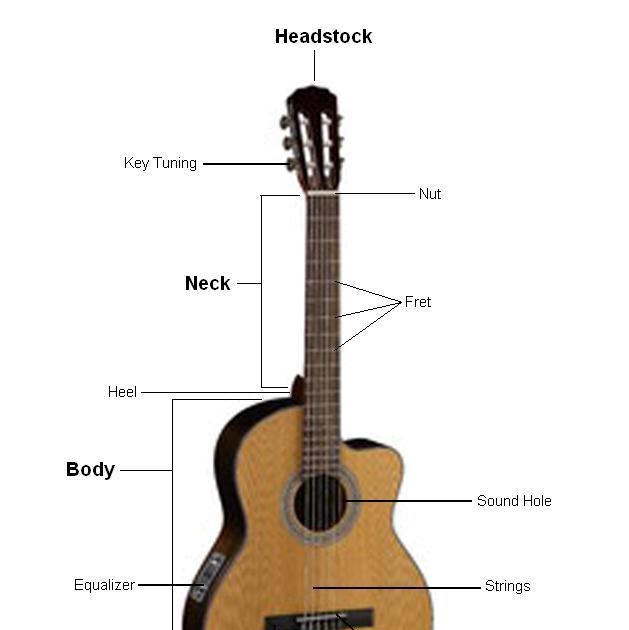seventh chord: Bagian - Bagian Gitar