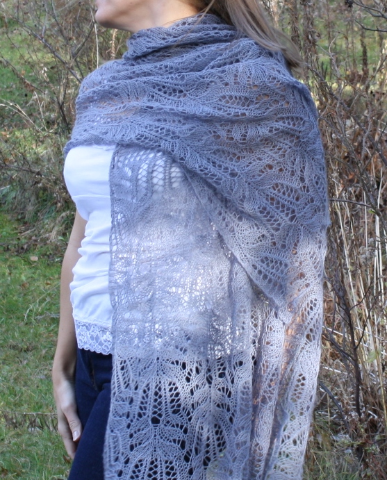 All Knitted Lace Frost Flowers Lace Pattern