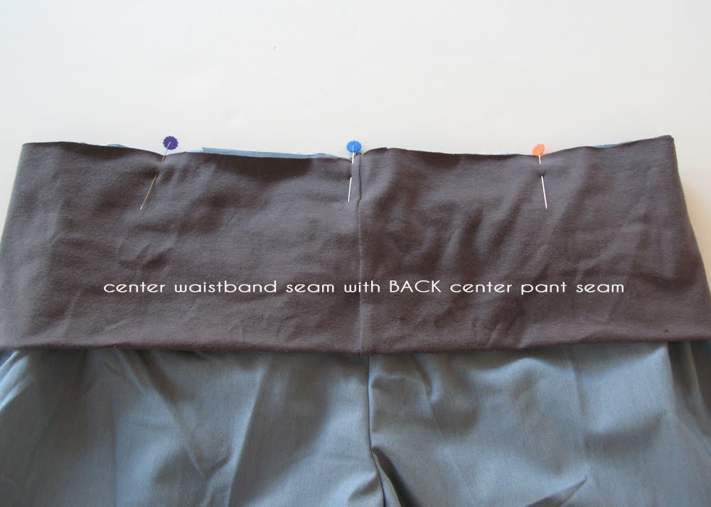 Modest Maven Converted Maternity Pants Tutorial