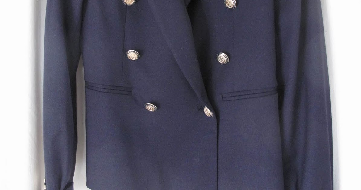 out of my closet ZARA WOMAN navy blue blazer