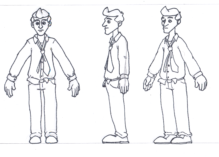 character model template