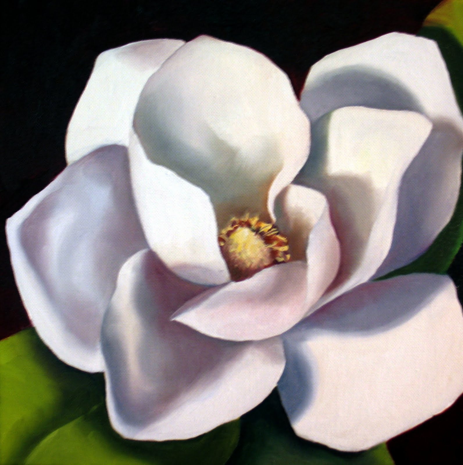 Nel's Everyday Painting May Magnolia SOLD