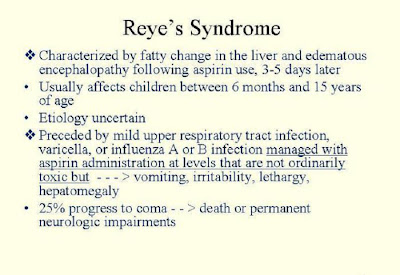 Syndrome de reye; pseudosyndrome de reye; pseudosyndrome de reye; reye