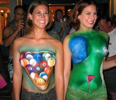 Sporting Events Body Painting