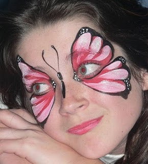 Body Painting of Butterfly Picture Design