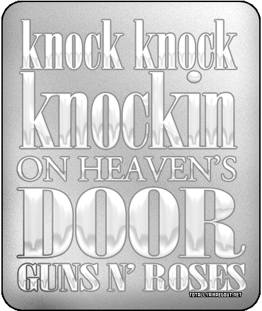 Knocking On Heavens Door Guns N Roses