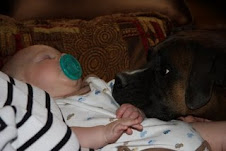 Abby LOVES Baby Duncan!