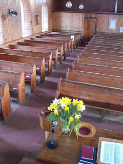 Melness Church interior south side
