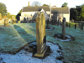 Abercorn Churchyard dusted with Snow
