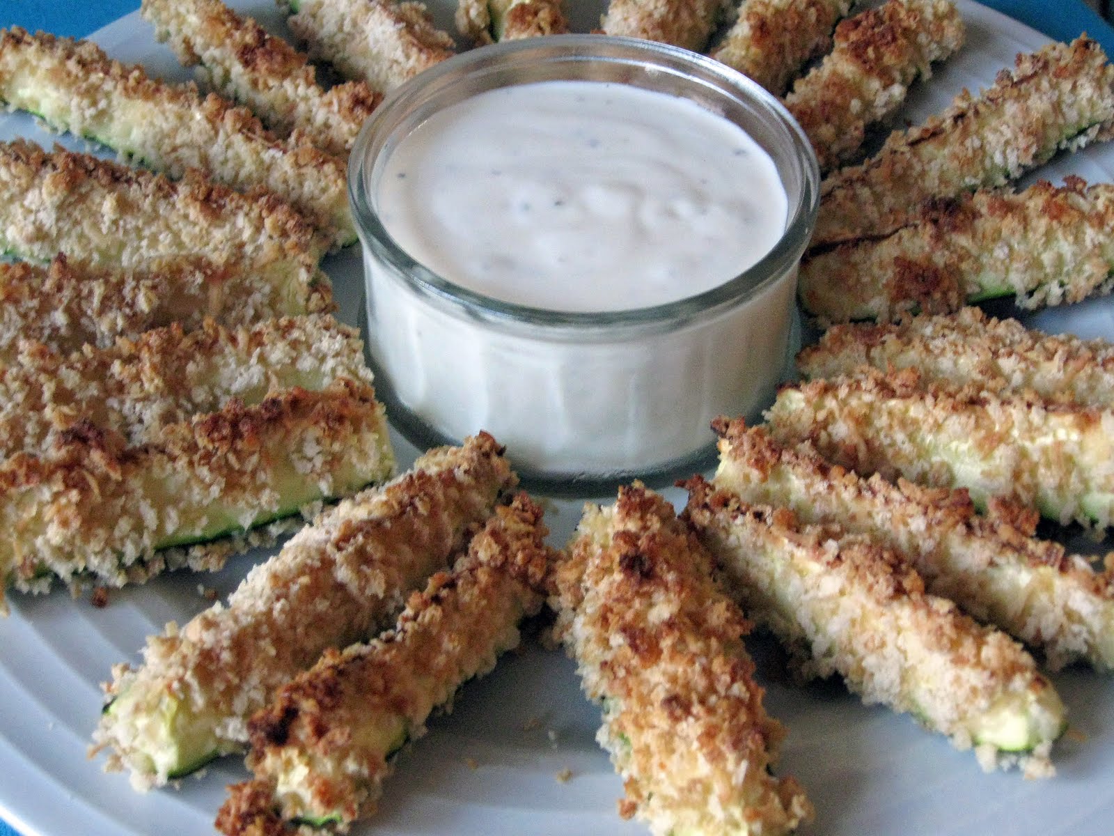 Taste My Plate Oven baked Zucchini Sticks