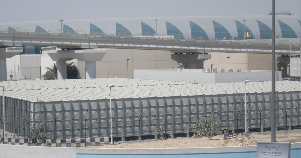 WATER TANK GRP Water tank in Dubai Terminal 1