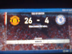 Man Utd. 26 - Chelsea 4