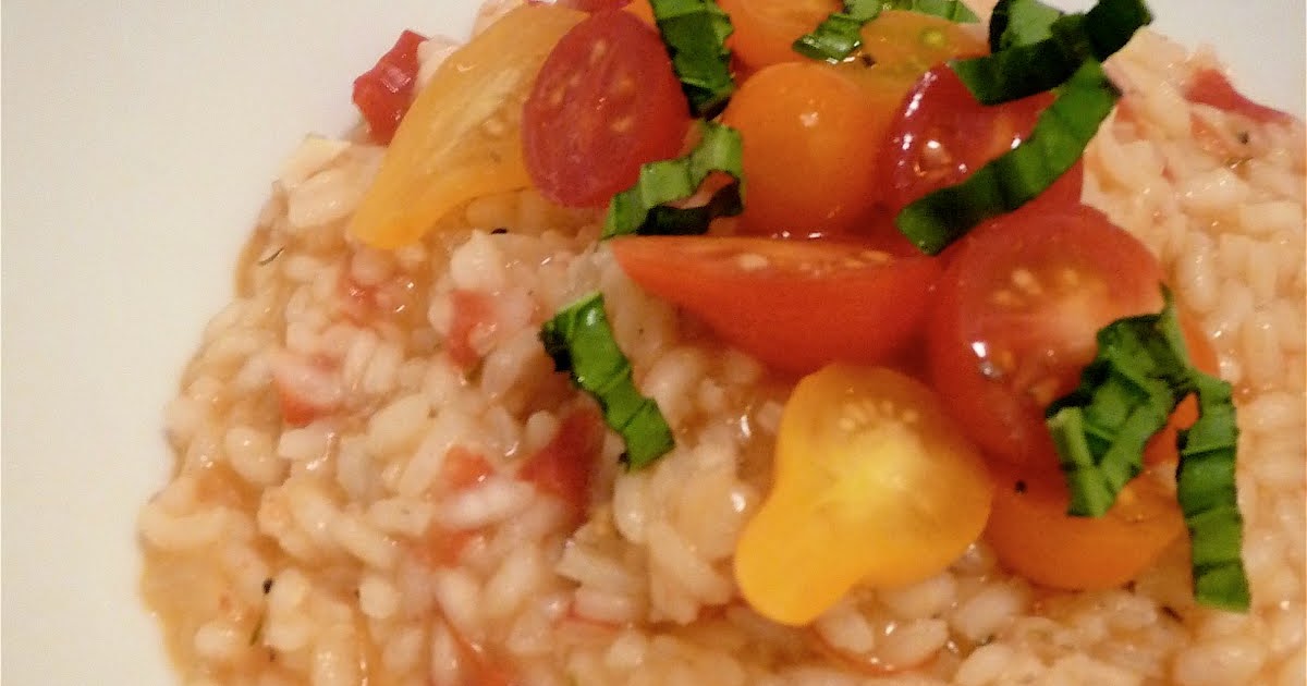 dinner party tomato risotto