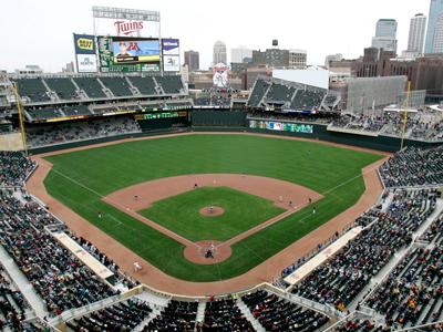 target field seating view. on the recent Target Field