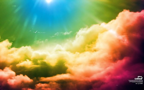 desktop wallpaper rainbow. colours of rainbow