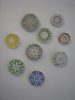 decoração de parede em croché