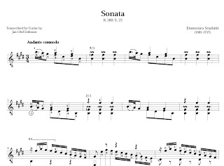 Scarlatti Sonatas For Guitar Pdf