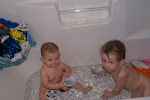 Rub-a-dub 2 boys in a tub!