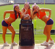 CHEERLEADERS AT HOWARD'S ROCK