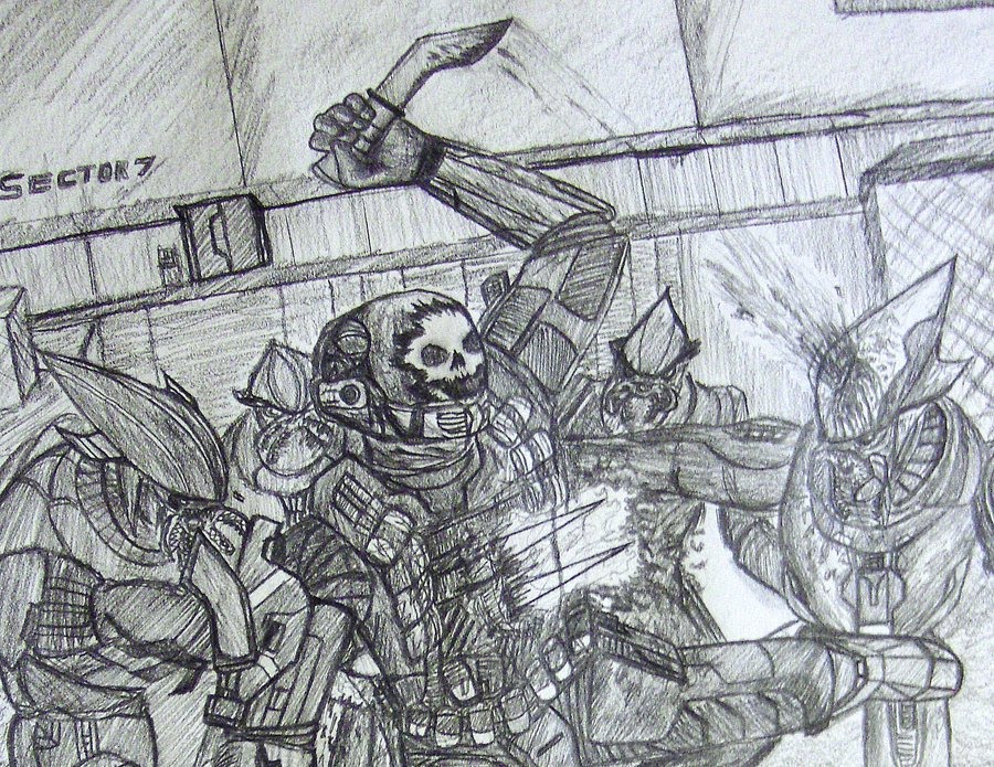 Halo Reach Drawings