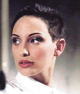Girls Tattoos Ultra Short Hairstyles