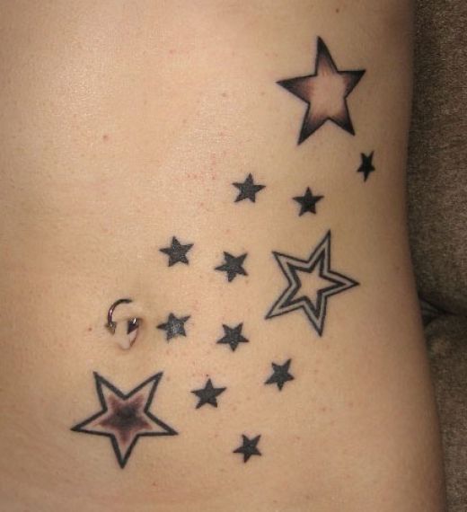 Home Tattoos: Star Tattoos Gallery