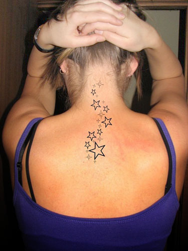 Tattoo designs tribal star girls
