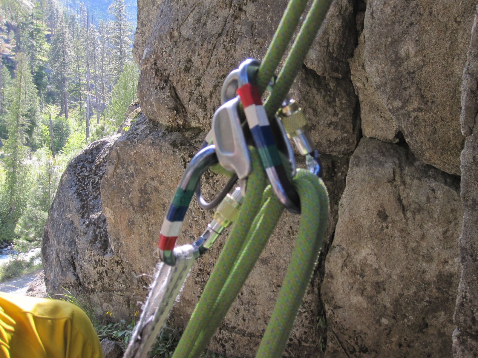 American Alpine Institute Climbing Blog Rappelling on Skinny Ropes