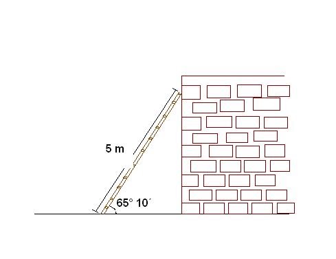Matematica y Vida Cotidiana II: Con la escalera