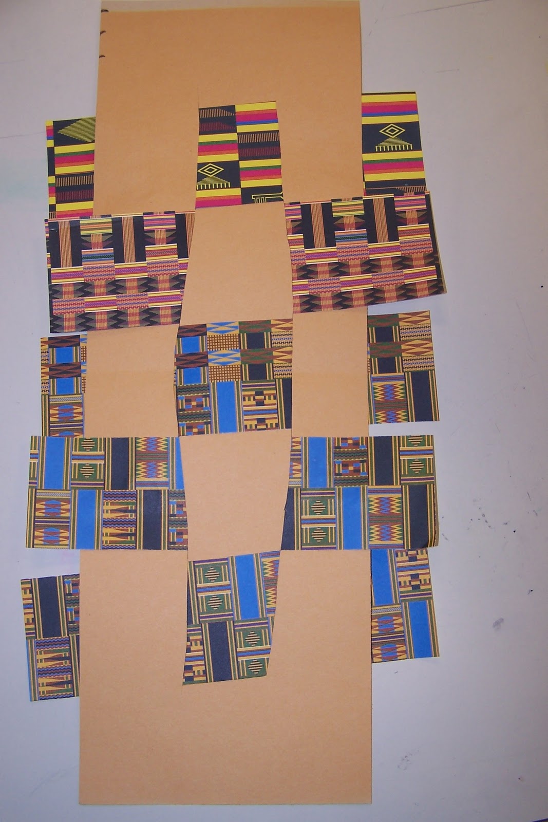 My Messy Art Room Kente cloth