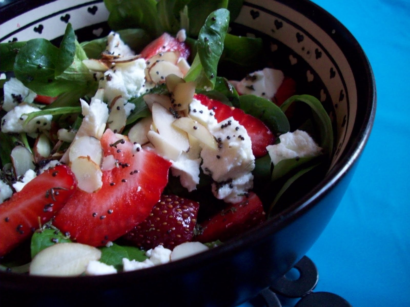 The Small Boston Kitchen Fresh Strawberry Salad with Homemade Lemon