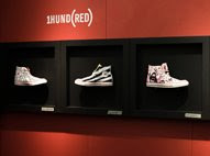 Design: 1HUND(RED) Converse shoes on show