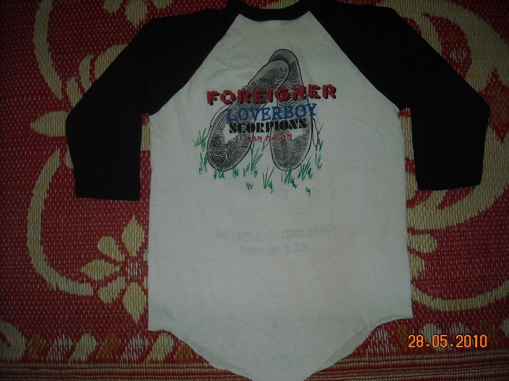 Anak Liar Rocks! Vintage A DAY ON THE GREEN Foreigner Iron Maiden