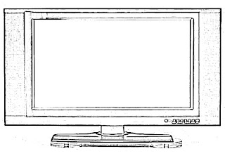 LCD Television Technology Sketch - Image Sketch