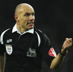 Referee Howard Webb