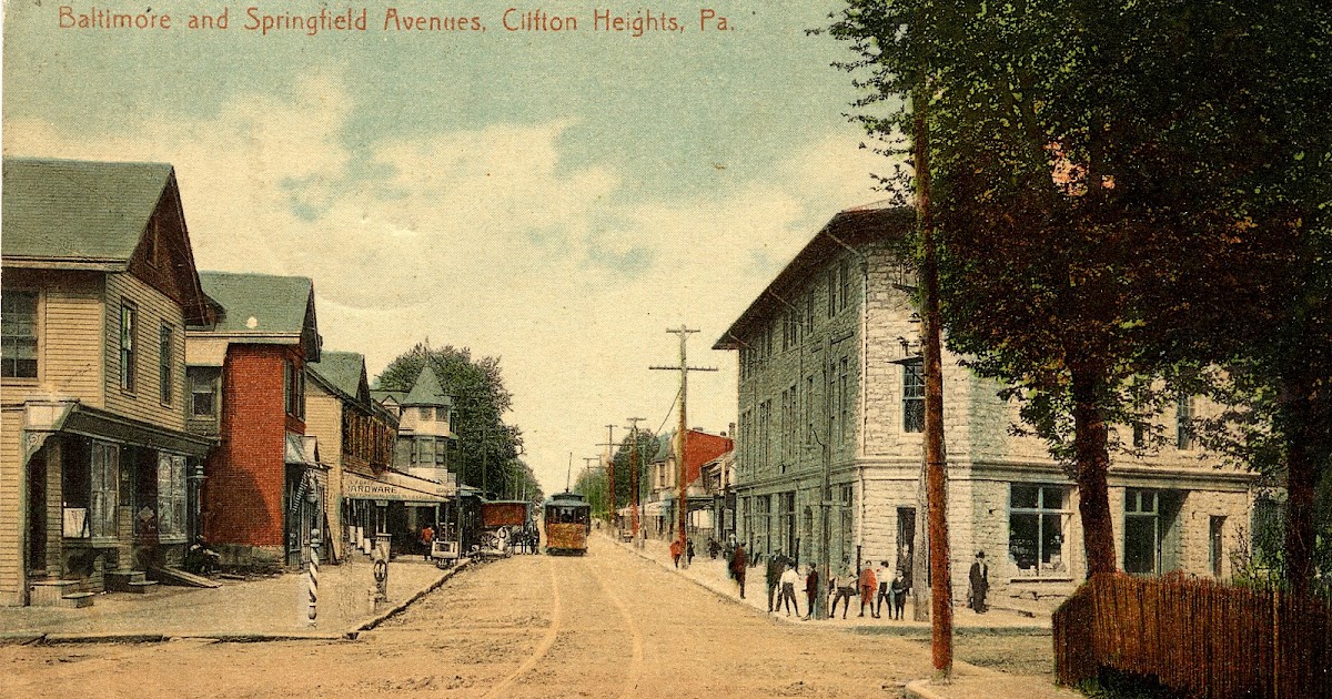 When Life Was Black & White Clifton Heights, PA