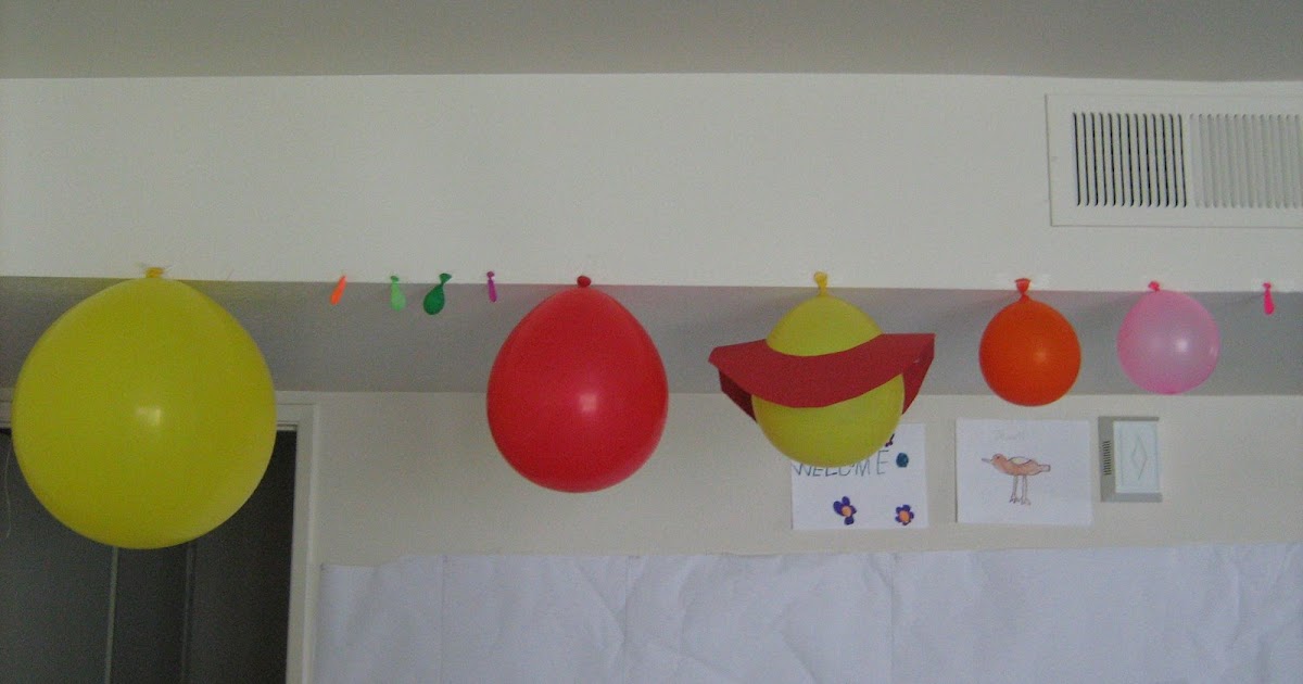 A Large Room Balloon Solar System Model