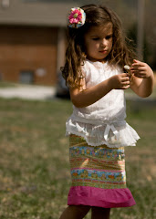 Easter ruffle skirt with matching hair piece