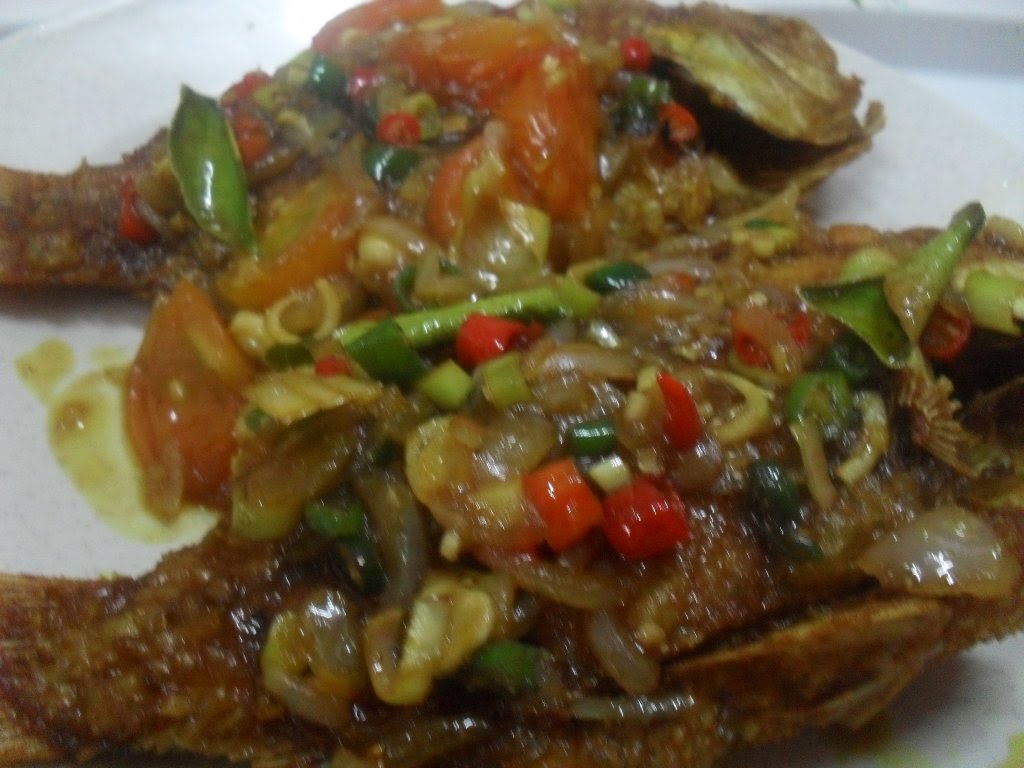 AZLINA TERMINAL HIJRAH IKAN TILAPIA MERAH GORENG ANEKA RASA