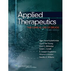 Applied Therapeutics: The Clinical Use of Drugs Applied+therapeutics