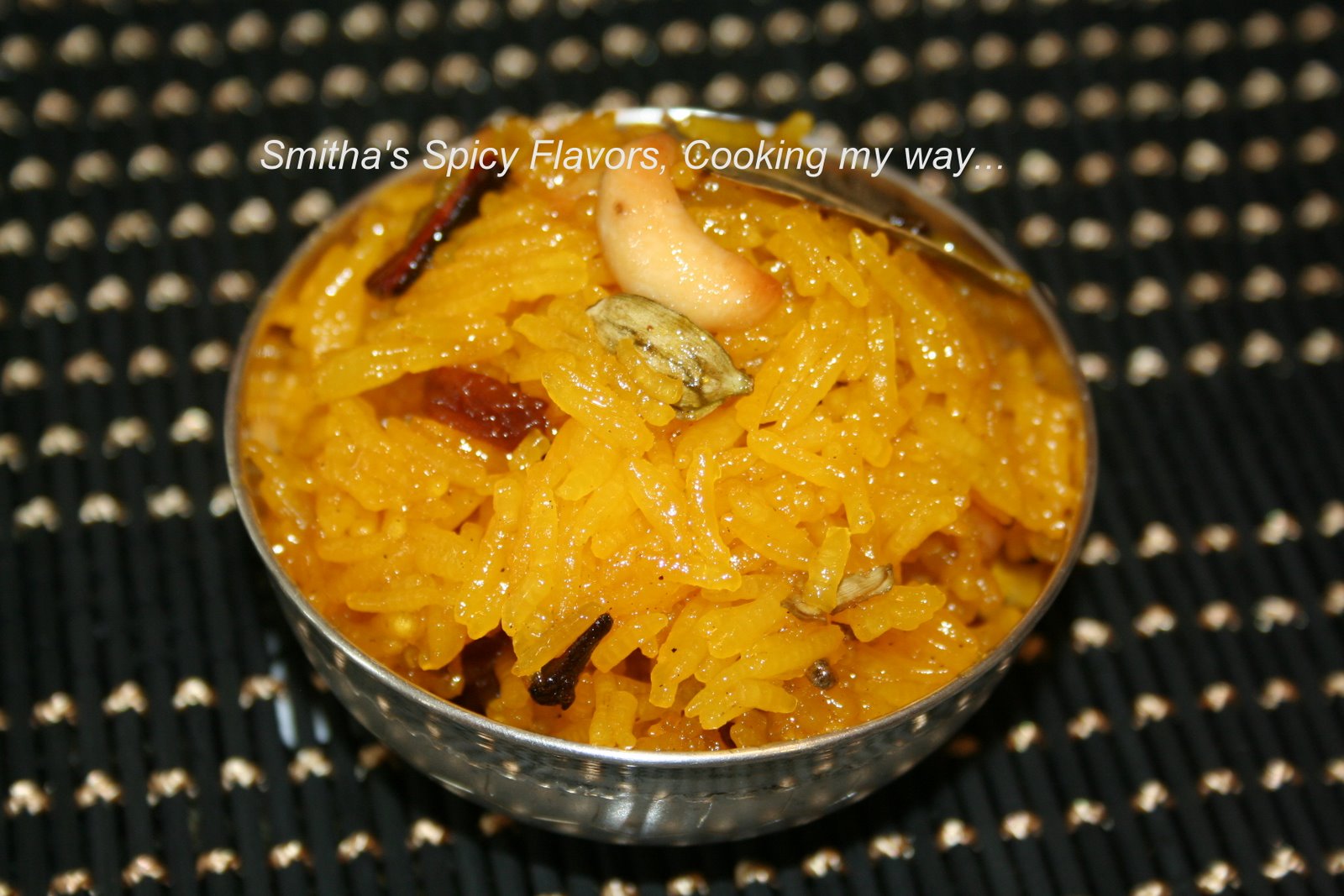 Kesari Baath / Sweet Saffron rice Smitha's Spicy Flavors, Simple and