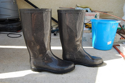 bottine en plastique